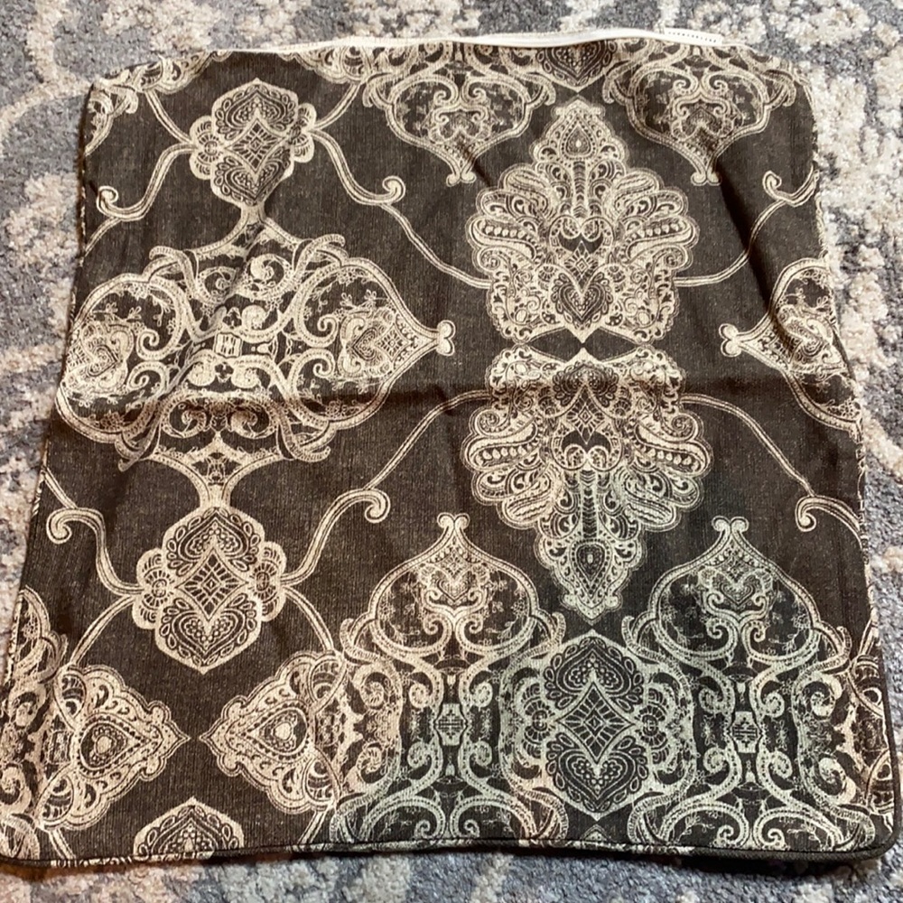 2 24” pottery barn square pillow case cover